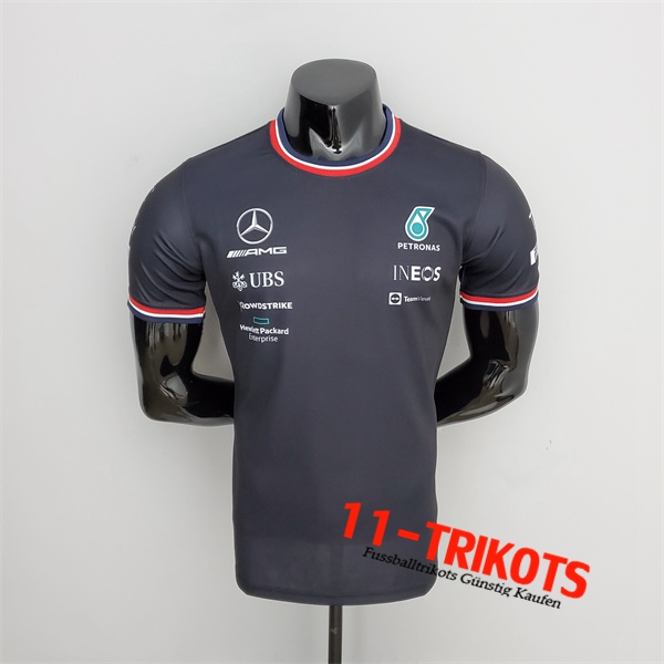 T-Shirt F1 Mercedes Benz Schwarz 2022