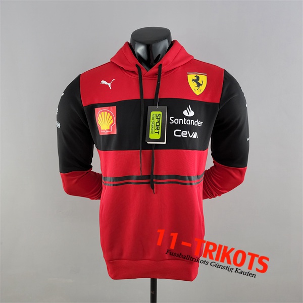 Trainingsjacke Mit Kapuze F1 Scuderia Ferrari 2022