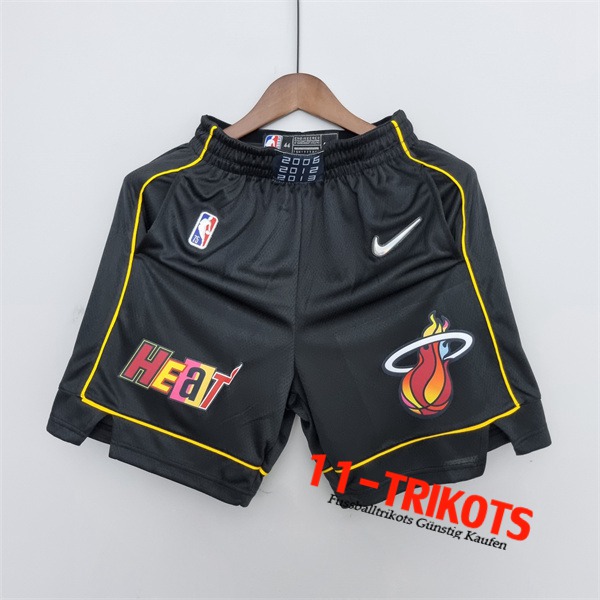 Miami Heat Shorts NBA 2022 Schwarz Urban Edition