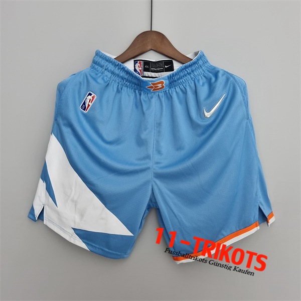 Los Angeles Clippers Shorts NBA 2022 Blau City Edition