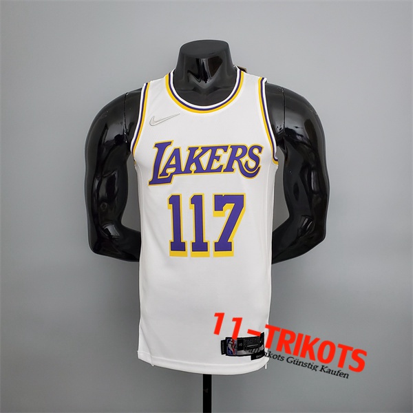 Los Angeles Lakers (Chief #117) NBA Trikots Weiß 75th Anniversary X-BOX Joint