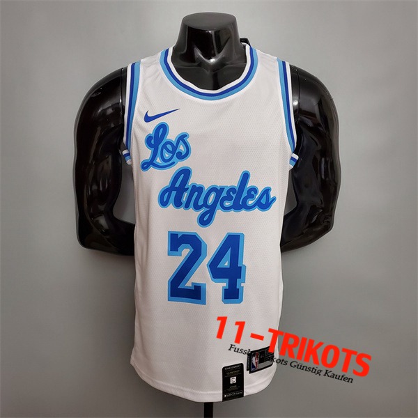 Los Angeles Lakers (Bryant #24) NBA Trikots Weiß Retro Night