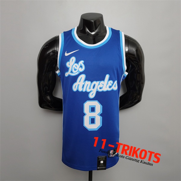 Los Angeles Lakers (Bryant #8) NBA Trikots Blau Retro Night