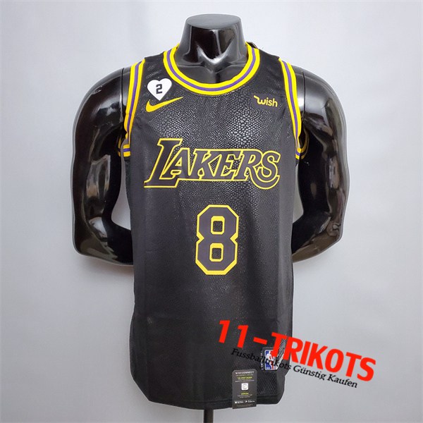 Los Angeles Lakers (Bryant #8) NBA Trikots Schwarz
