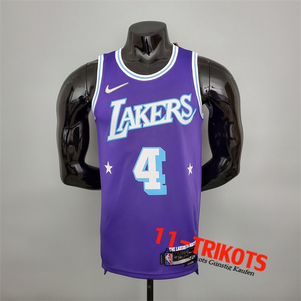 Los Angeles Lakers (Rondo #4) NBA Trikots Violett 75th Anniversary City Edition