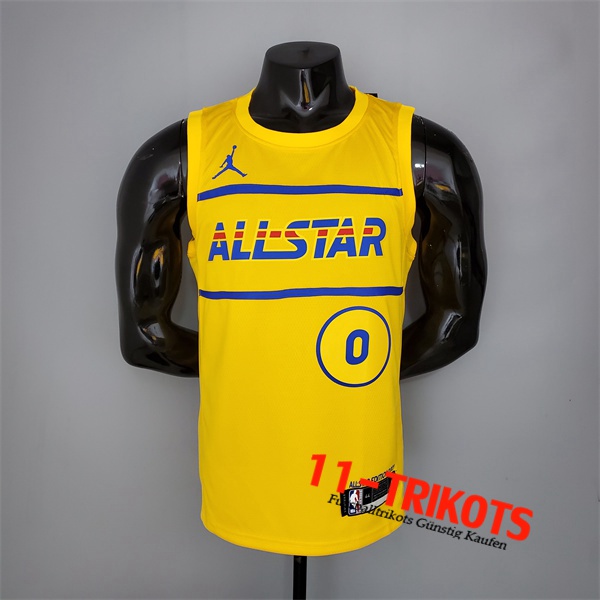 All-Star (Lillaro #0) NBA Trikots 2021 Gelb