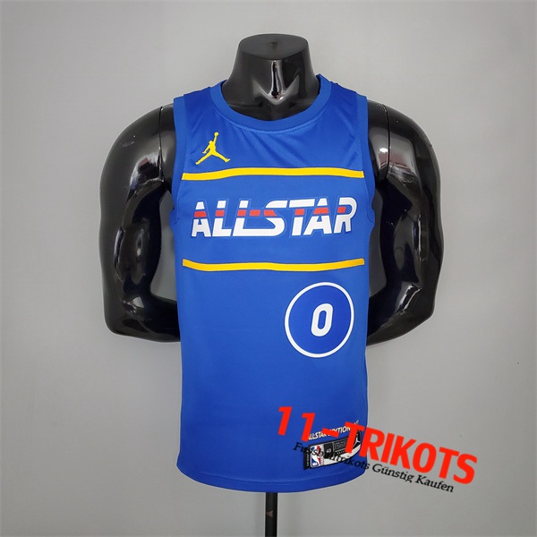 All-Star (Tatum #0) NBA Trikots 2021 Blau