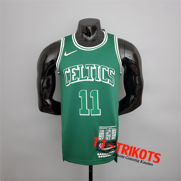 Boston Celtics (Irving #11) NBA Trikots 2022 Grün Teltes City Edition