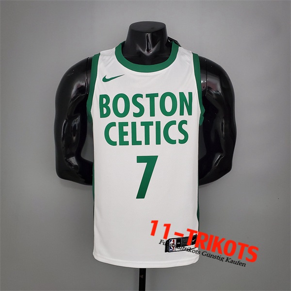 Boston Celtics (Brown #7) NBA Trikots Weiß City Edition