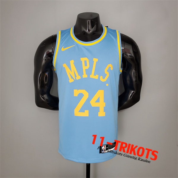 Los Angeles Lakers (Bryant #24) NBA Trikots 2021 Blau Minneapolis Edition