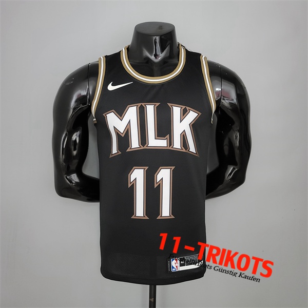 Neues Atlanta Hawks (Young #11) NBA Trikots Schwarz City Edition