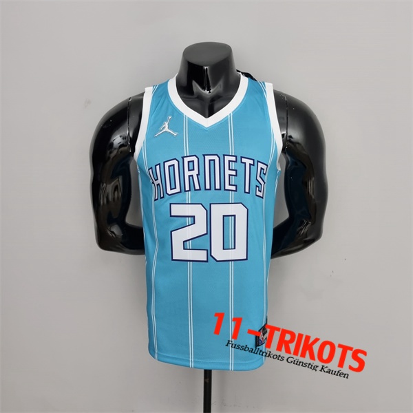 Charlotte Hornets (Hayward #20) NBA Trikots Blau 75th Anniversary