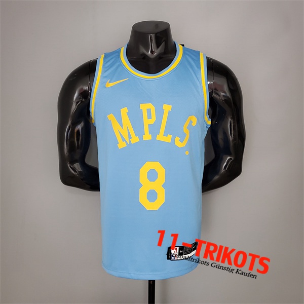 Los Angeles Lakers (Bryant #8) NBA Trikots 2021 Blau Minneapolis Edition