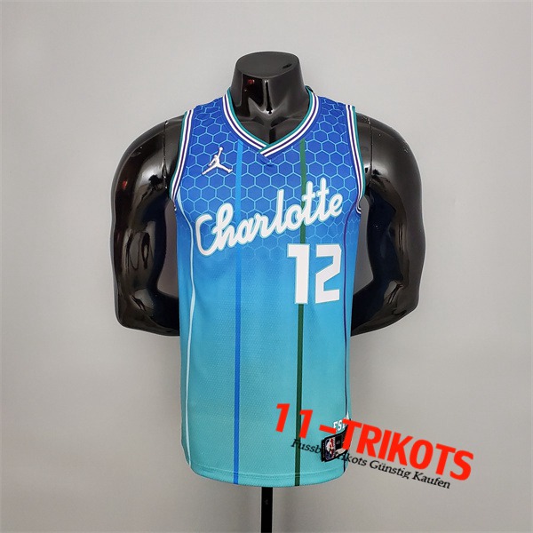 Charlotte Hornets (Oubre jr.#12) NBA Trikots 2022 Blau City Edition