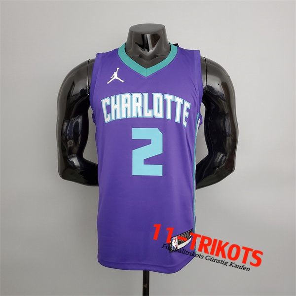 Charlotte Hornets (Ball #2) NBA Trikots Violett