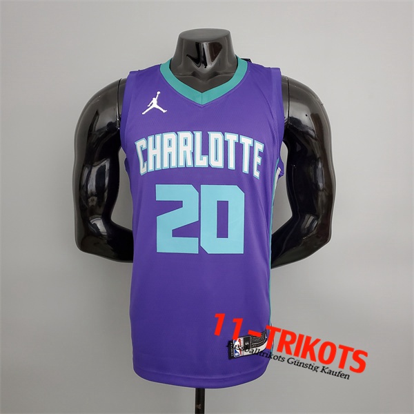 Charlotte Hornets (Hayward #20) NBA Trikots Violett