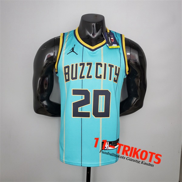 Neues Charlotte Hornets (Hayward #20) NBA Trikots Grün