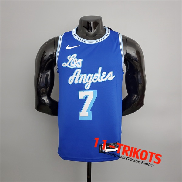 Los Angeles Lakers (Anthony #7) NBA Trikots 2021 Retro Blau