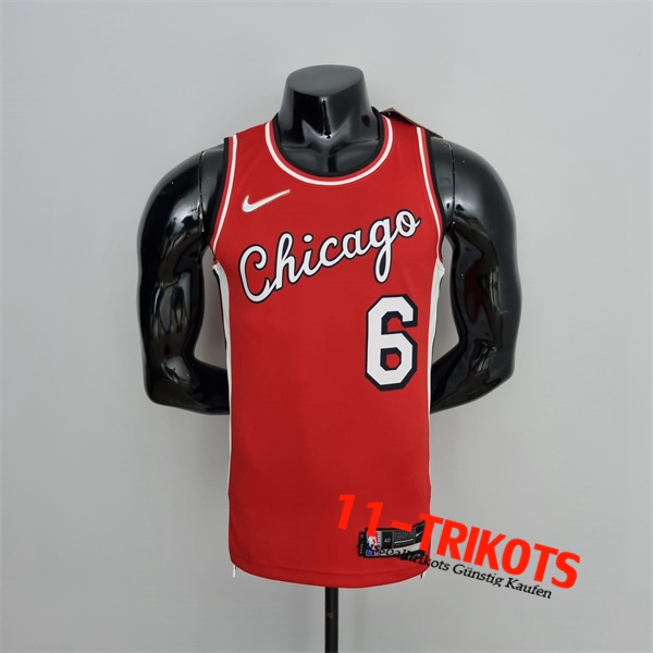 Chicago Bulls (Caruso #6) NBA Trikots Rot 75th Anniversary City Edition