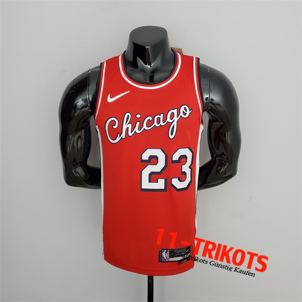 Chicago Bulls (Jordan #23) NBA Trikots Rot 75th Anniversary City Edition