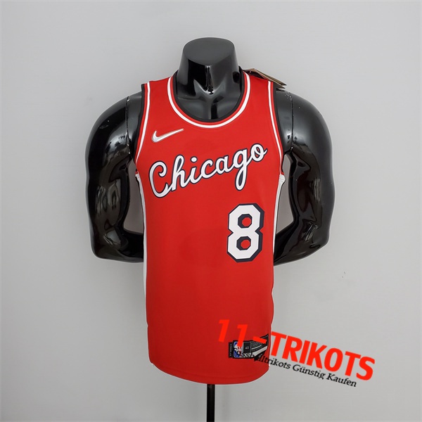 Chicago Bulls (Lavine #8) NBA Trikots Rot 75th Anniversary City Edition