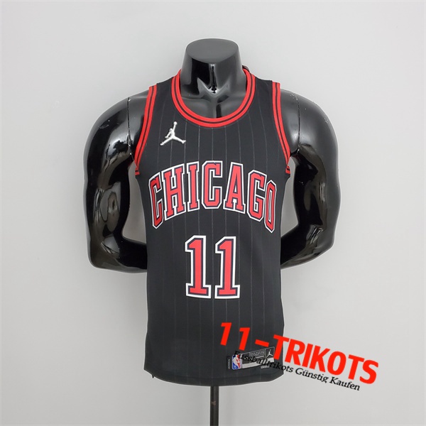 Chicago Bulls (Derozan #11) NBA Trikots Schwarz 75th Anniversary