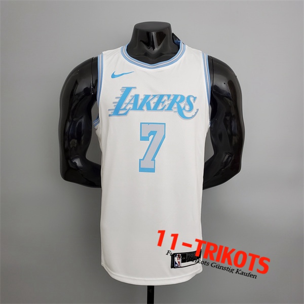 Los Angeles Lakers (Anthony #7) NBA Trikots 2021 Retro Weiß