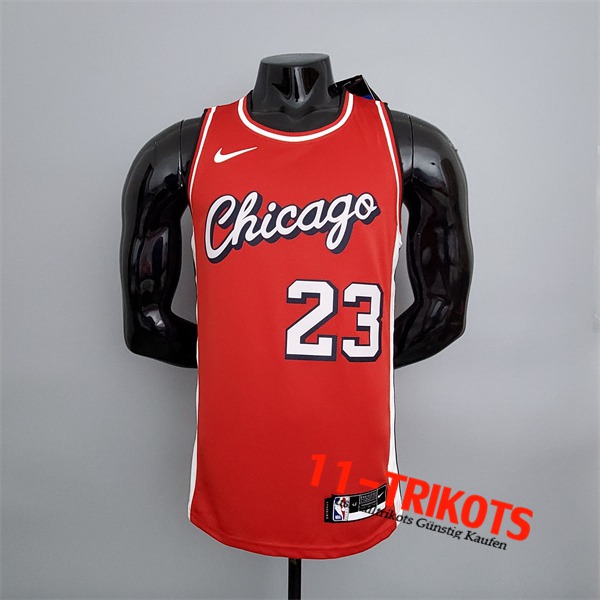 Chicago Bulls (Jordan #23) NBA Trikots 2022 Rot City Edition