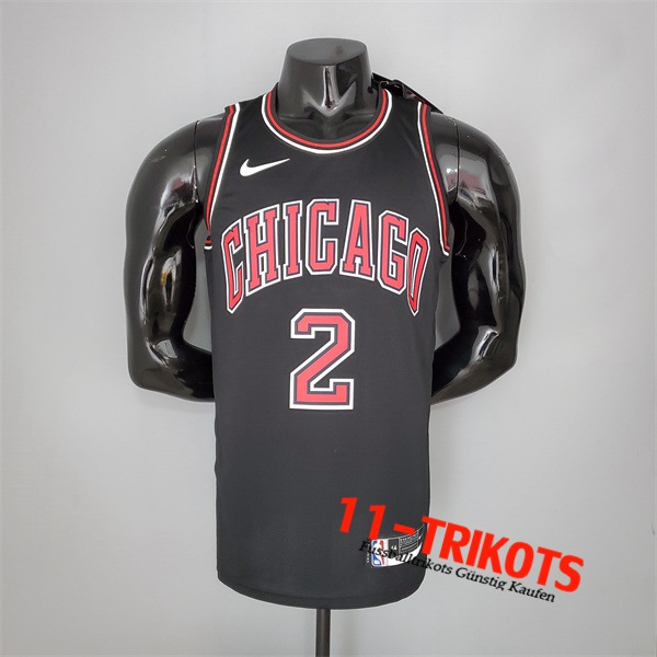 Chicago Bulls (Ball #2) NBA Trikots Schwarz