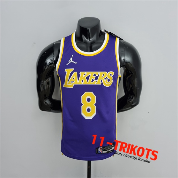Los Angeles Lakers (Bryant #8) NBA Trikots Violett 75th Anniversary
