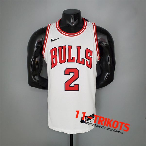 Chicago Bulls (Ball #2) NBA Trikots Weiß