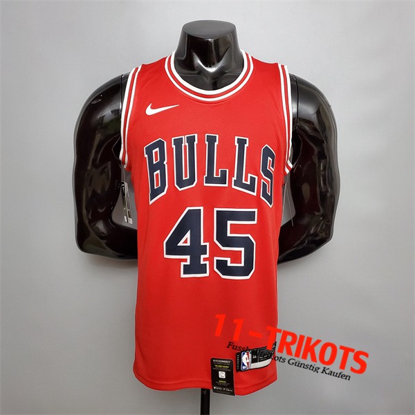 Chicago Bulls (Jordan #45) NBA Trikots Rot
