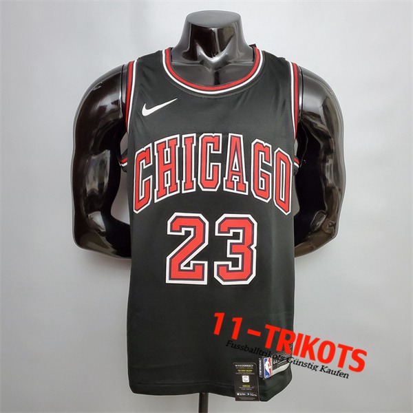Chicago Bulls (Jordan #23) NBA Trikots Schwarz