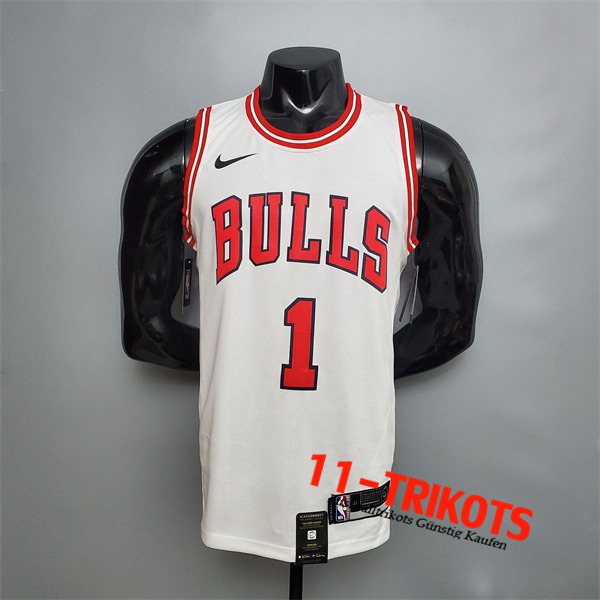 Chicago Bulls (Rosa #1) NBA Trikots Weiß