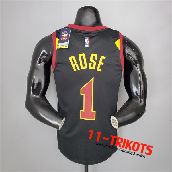 Cleveland Cavaliers (Rosa #1) NBA Trikots 2021 Schwarz Jordan Theme Limited Edition