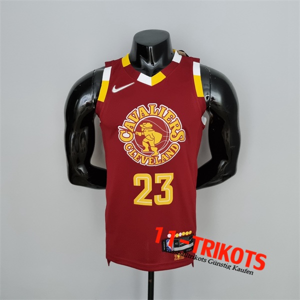 Cleveland Cavaliers (James #23) NBA Trikots 2022 Rot Urban Edition