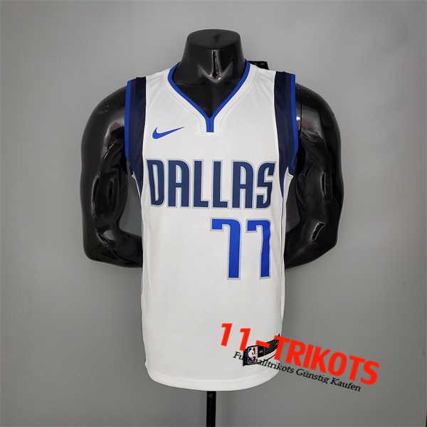 Dallas Mavericks (Doncic #77) NBA Heimtrikot Weiß