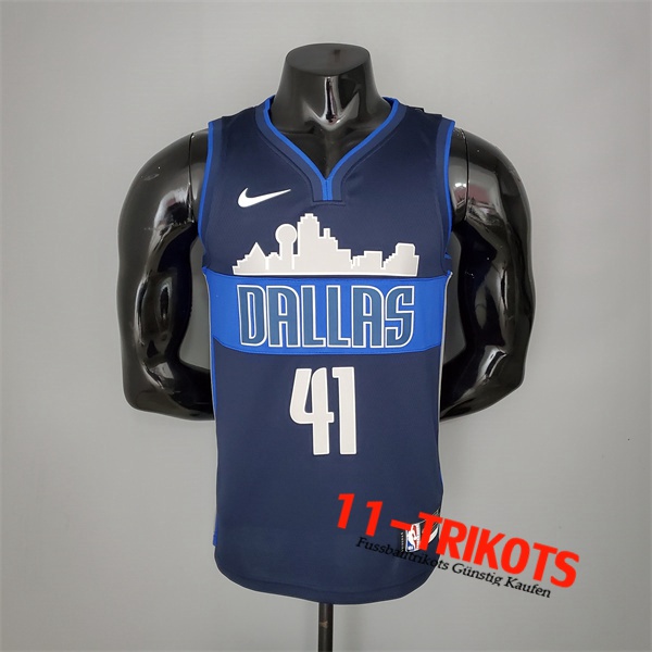 Dallas Mavericks (Nowitzki #41) NBA Trikots Iceberg Edition