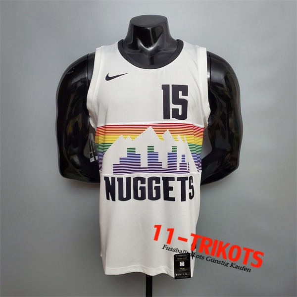 Denver Nuggets (Jdkic #15) NBA Trikots Weiß City Edition