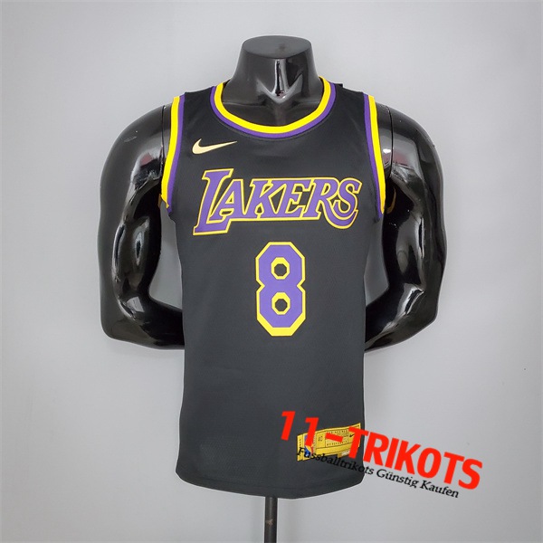Los Angeles Lakers (Bryant #8) NBA Trikots 2021 Schwarz Bonus Edition