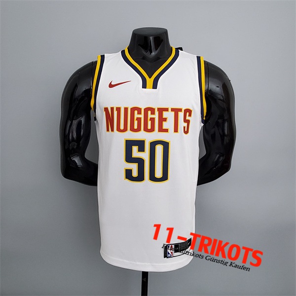 Denver Nuggets (Gordon #50) NBA Trikots Weiß Limited