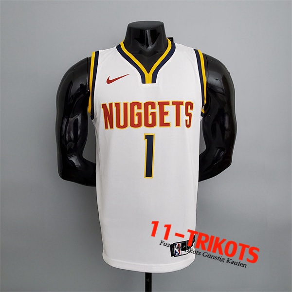 Denver Nuggets (Porter jr.#1) NBA Trikots Weiß Limited