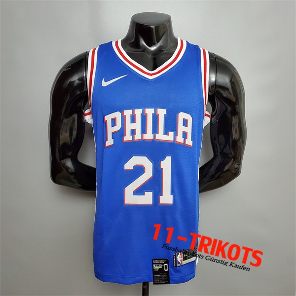 Detroit Pistons (Embiid #21) NBA Trikots Blau