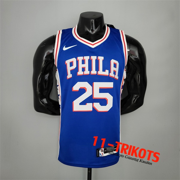 Detroit Pistons (Simmons #25) NBA Trikots Blau