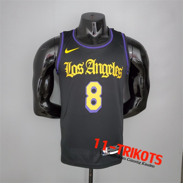Los Angeles Lakers (Bryant #8) NBA Trikots 2021 Schwarz