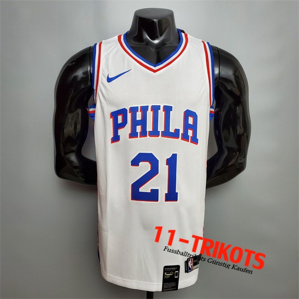 Detroit Pistons (Embiid #21) NBA Trikots Weiß