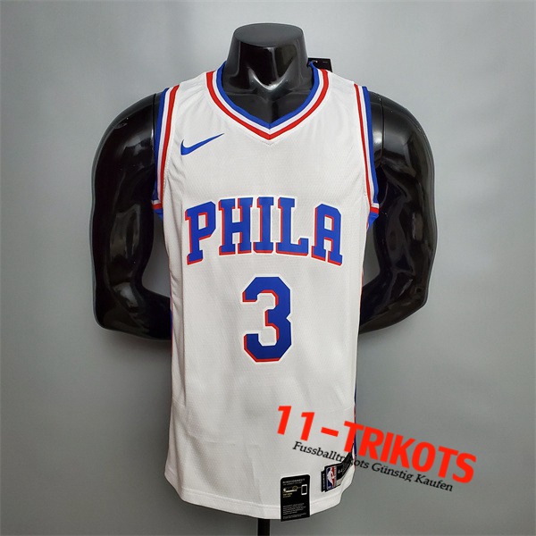 Detroit Pistons (Iverson #3) NBA Trikots Weiß