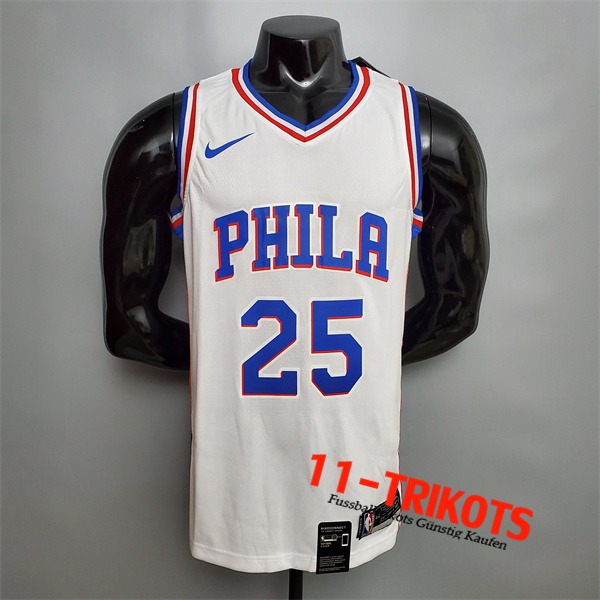 Detroit Pistons (Simmons #25) NBA Trikots Weiß