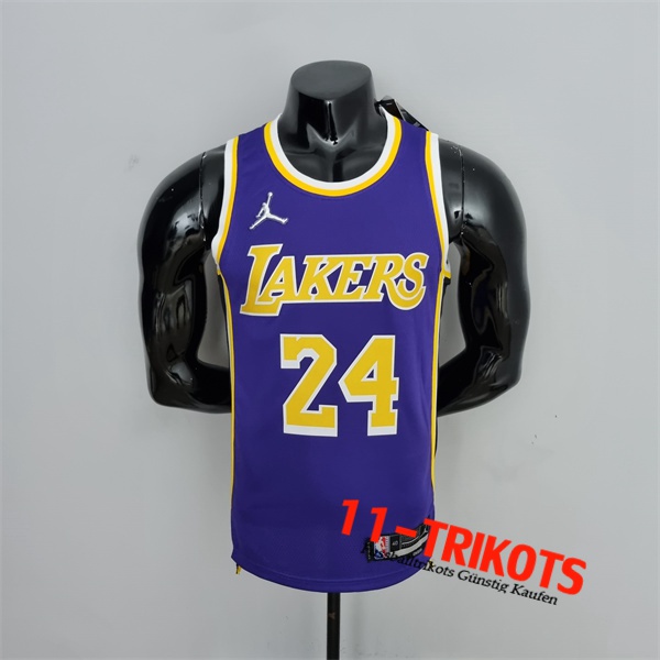 Los Angeles Lakers (Bryant #24) NBA Trikots Violett 75th Anniversary