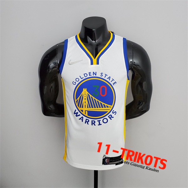 Golden State Warriors (Curry #30) NBA Trikots Weiß 75th Anniversary Mexiko Edition